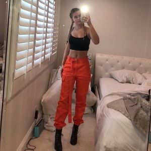 Orange dolls kill pants